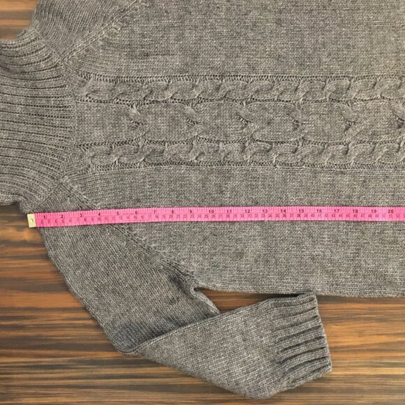 [Joe Fresh] Grey Cable Knit Sweater Dress | L | Good - Picture 2 of 8